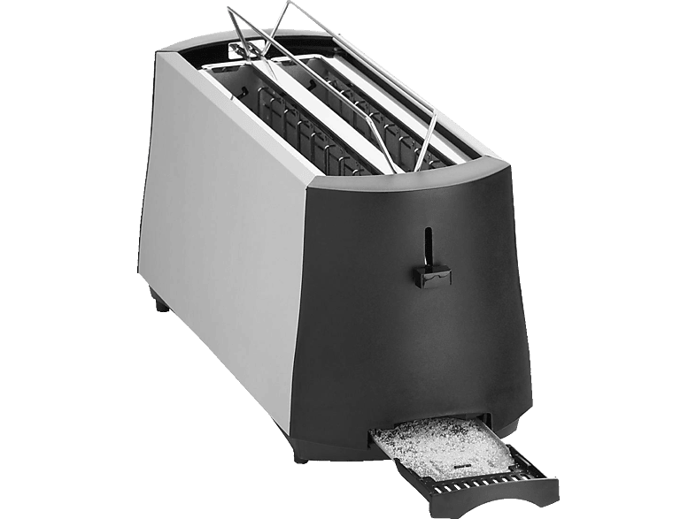 CLOER 3710 Toaster Silber/Schwarz (1380 Watt, Schlitze: 2)