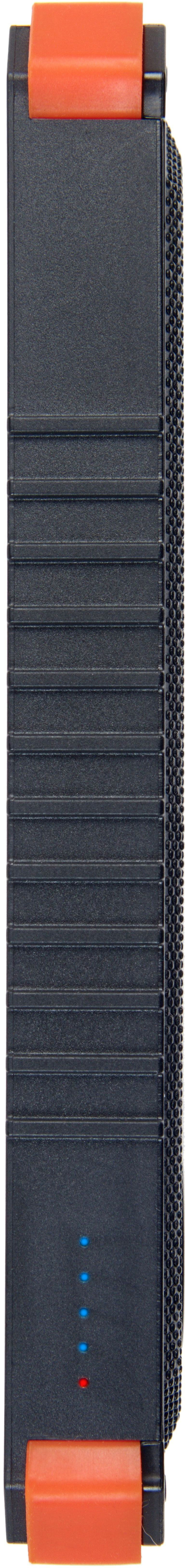 XTORM Solar Charger Impulse Powerbank 5000 mAh Schwarz/Orange