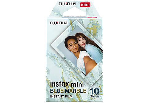 Película fotográfica - Fujifilm Blue Marble, Para Instax Mini, 10 películas instantáneas