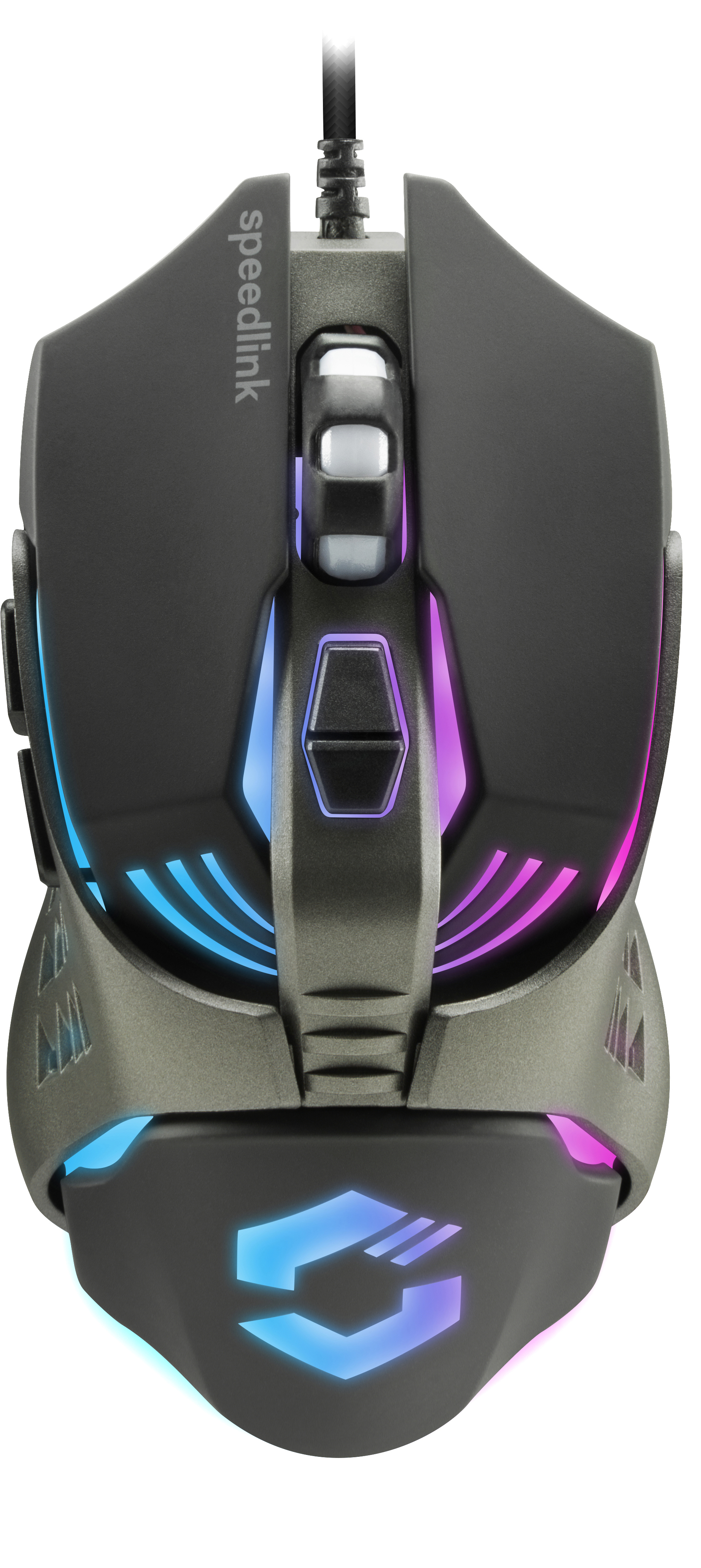 SPEEDLINK TYALO Illuminated Gaming Deskset - DE layout, Gaming Tastatur, Maus & Mauspad, Rubberdome, kabelgebunden, Schwarz
