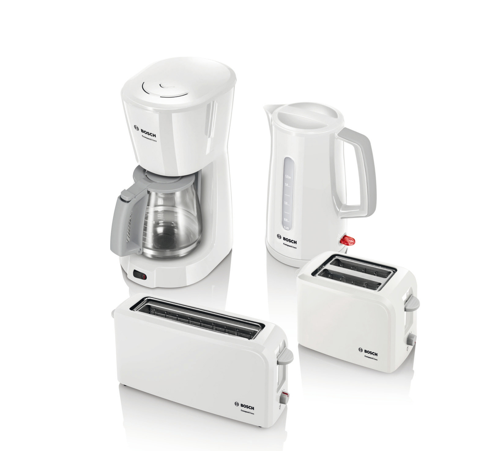 BOSCH TWK 3A 011 Wasserkocher, Weiß