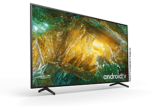TV LED 75" - Sony KD-75XH8096, UHD 4K, HDR, X1, SmartTV (AndroidTV), Asistente de Google, Triluminos, Negro