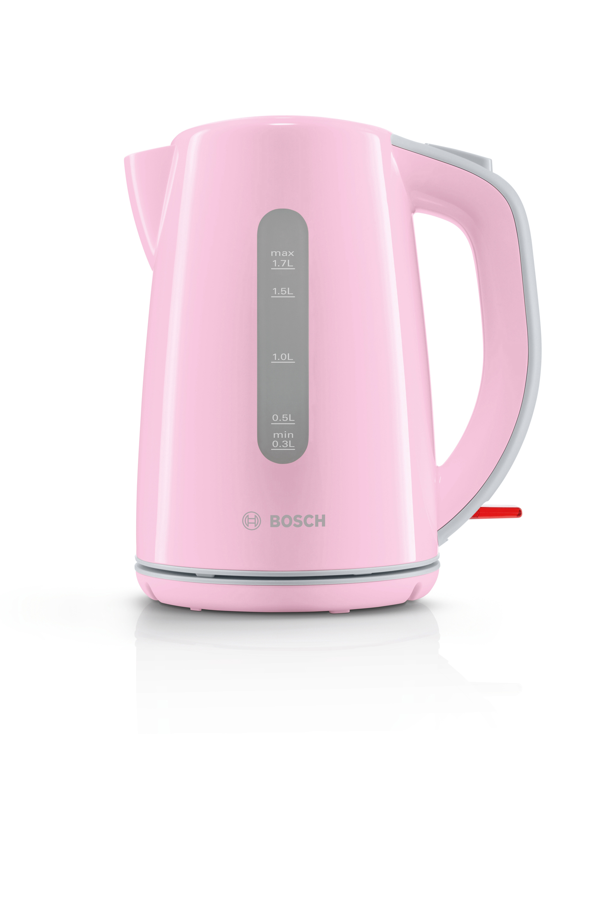 BOSCH TWK7500K Wasserkocher, Pink/Grau