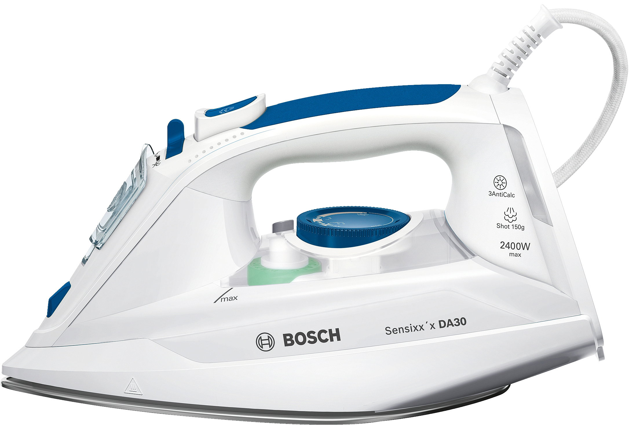 BOSCH TDA302401W Dampfbügeleisen (2400 Watt, CeraniumGlissée)