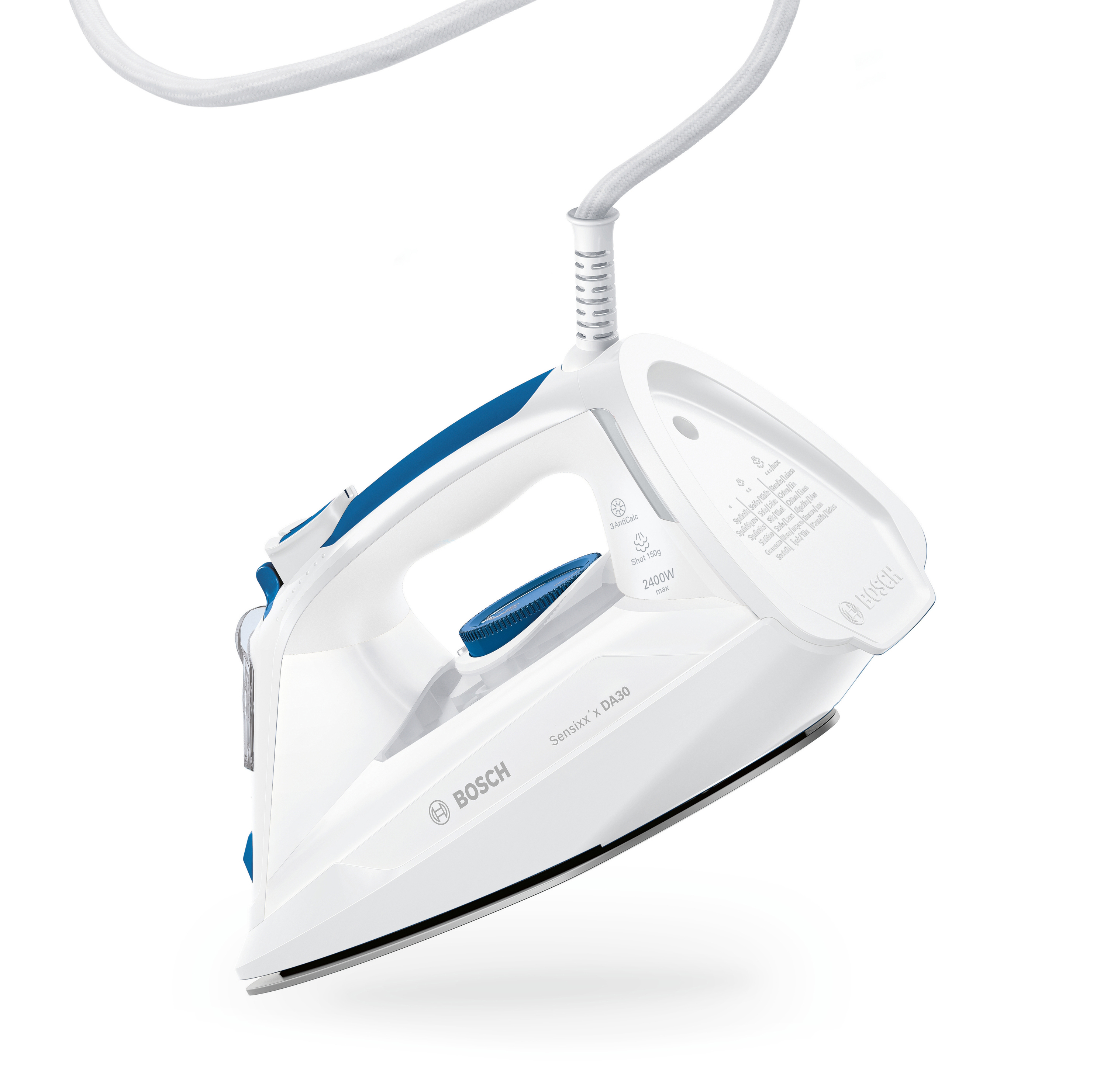 BOSCH TDA302401W Dampfbügeleisen (2400 Watt, CeraniumGlissée)