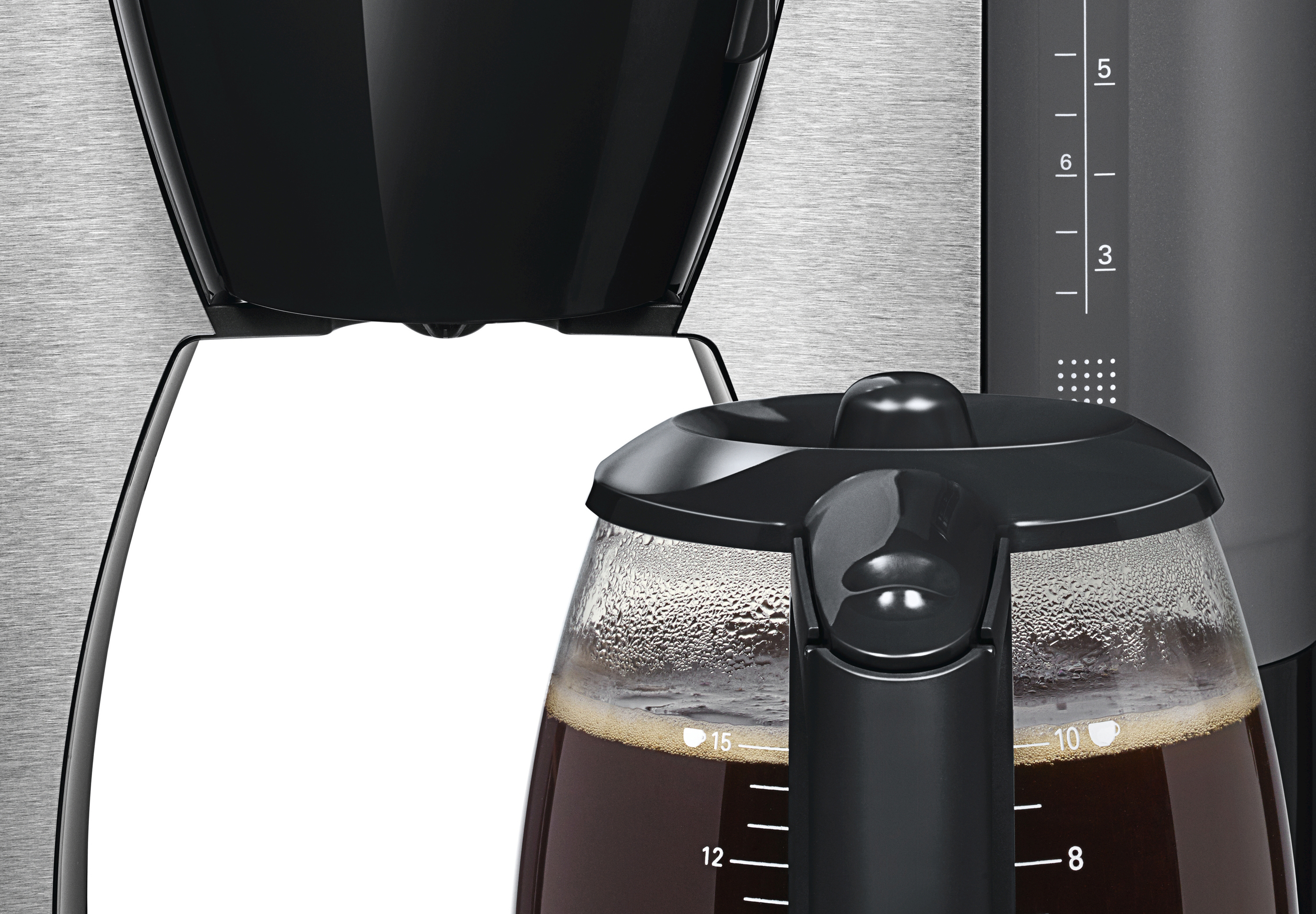 BOSCH TKA6A643 ComfortLine Kaffeemaschine Edelstahl/Schwarz