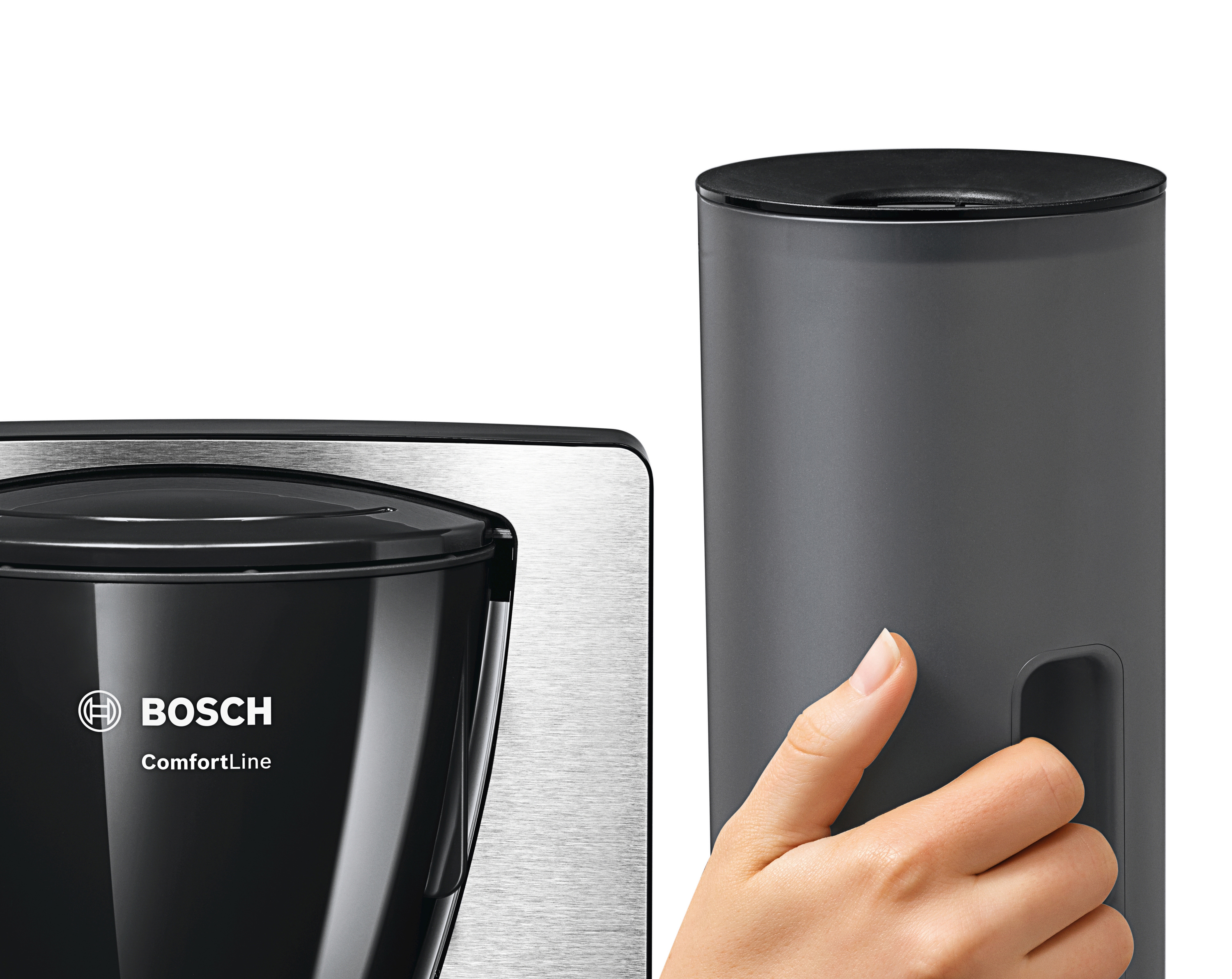 BOSCH TKA6A643 ComfortLine Kaffeemaschine Edelstahl/Schwarz