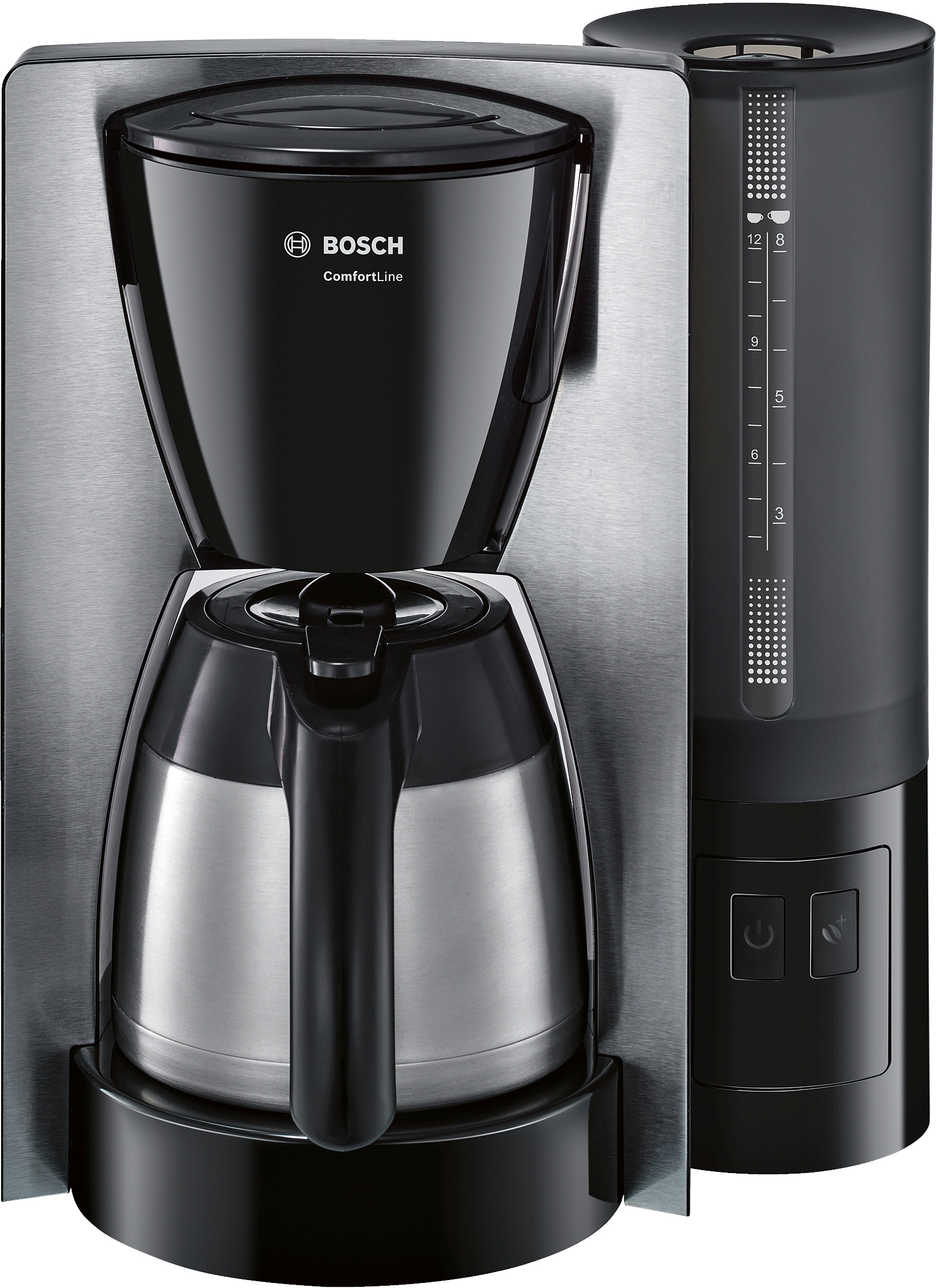 BOSCH TKA6A683 ComfortLine Kaffeemaschine Edelstahl/Schwarz