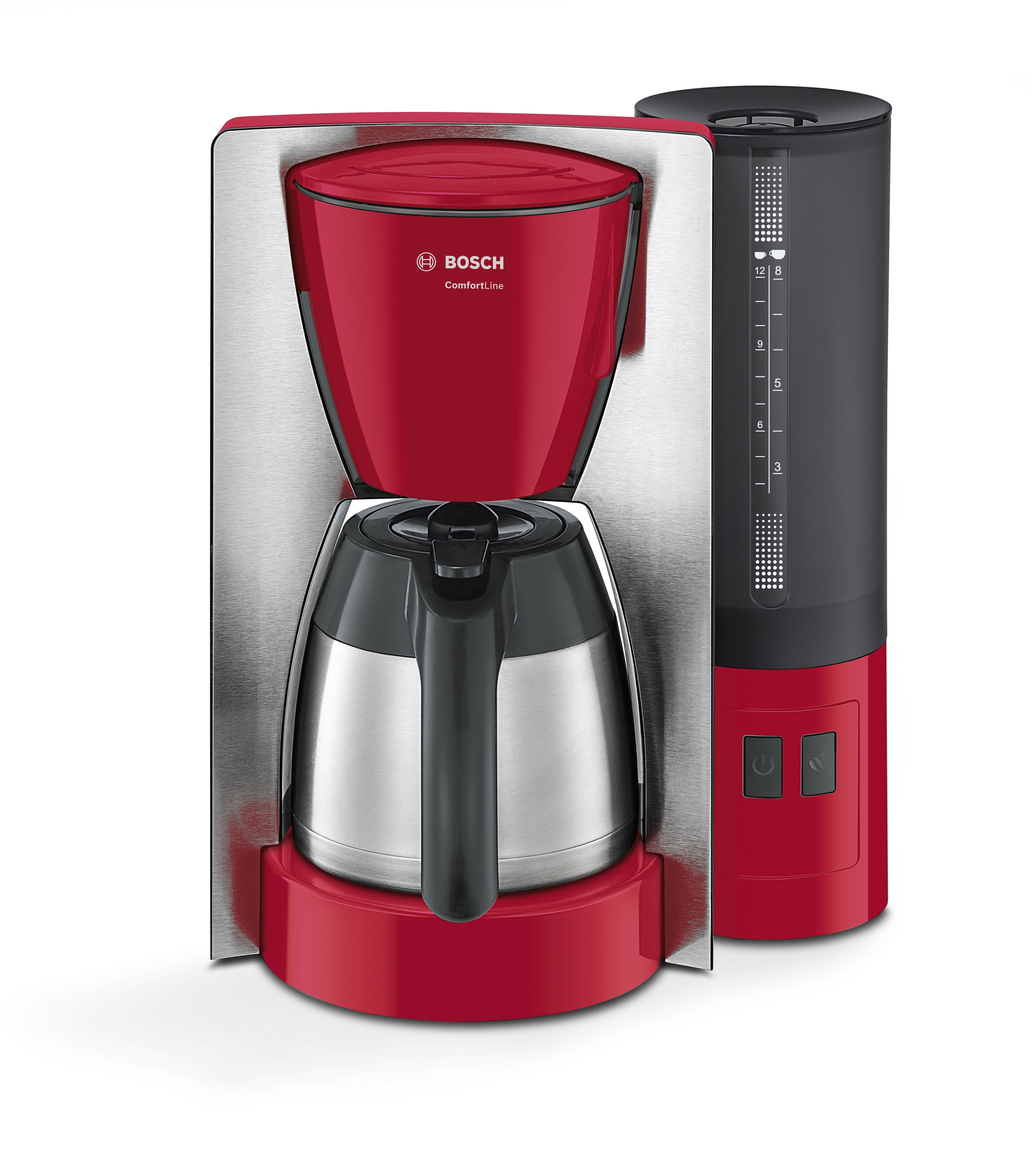BOSCH TKA6A684 Kaffeemaschine Rot/Anthrazit