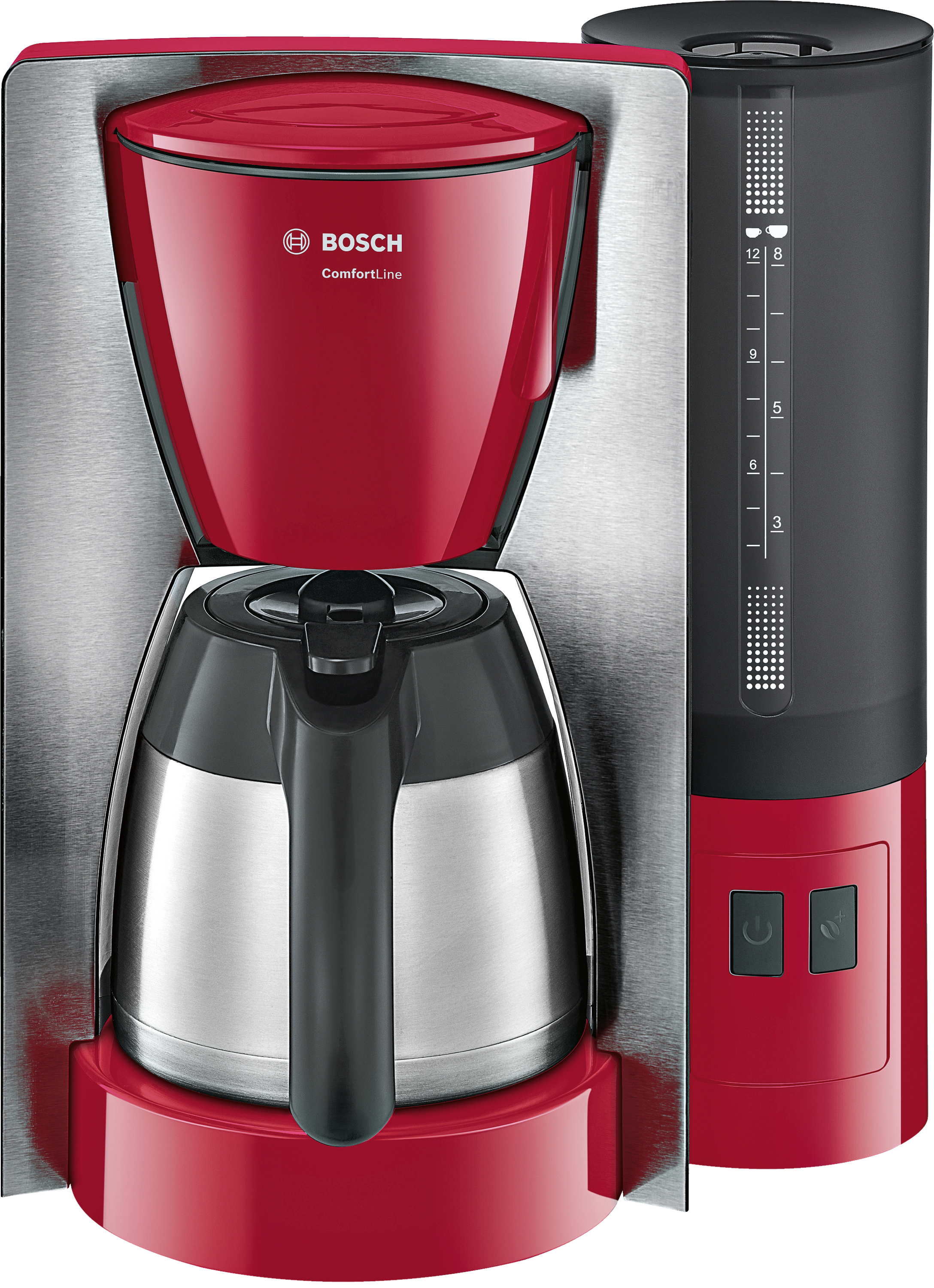 BOSCH TKA6A684 Kaffeemaschine Rot/Anthrazit
