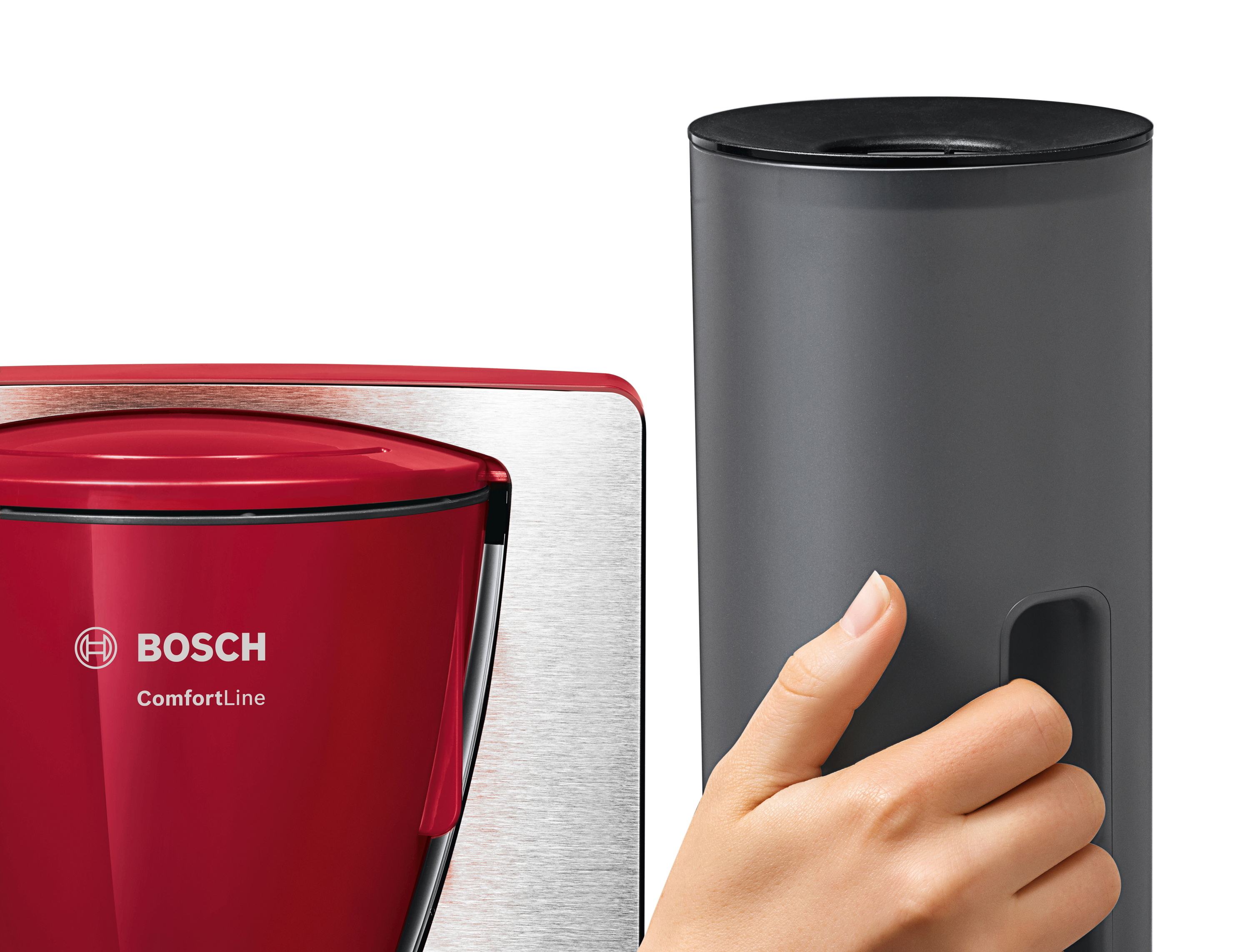 BOSCH TKA6A684 Kaffeemaschine Rot/Anthrazit