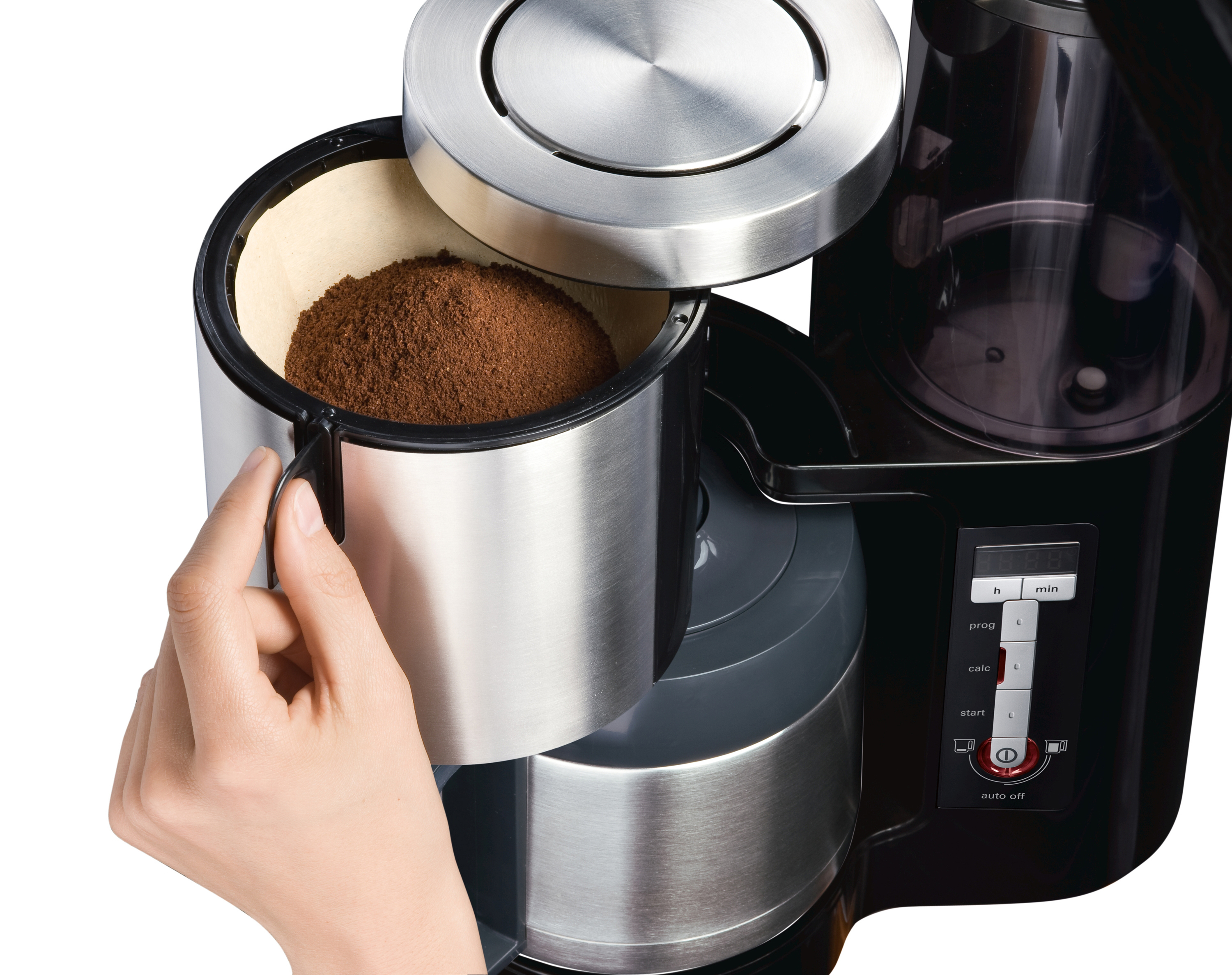 SIEMENS TC86503 Kaffeemaschine Schwarz/Anthrazit