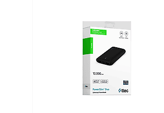 TTEC 2BB163S PowerSlim Duo 10.000mAh Taşınabilir Şarj Cihazı Siyah_1