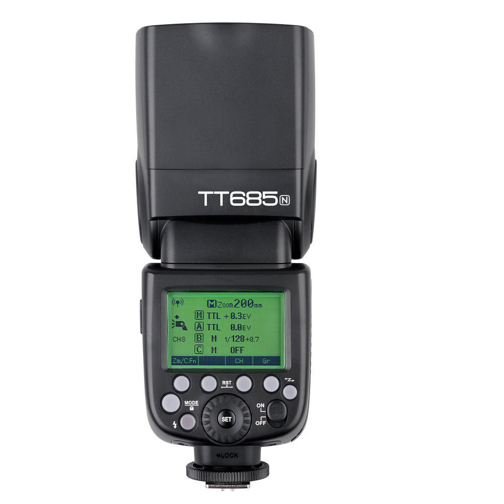 GODOX TT685N Systemblitzgerät für Nikon (60, i-TTL)