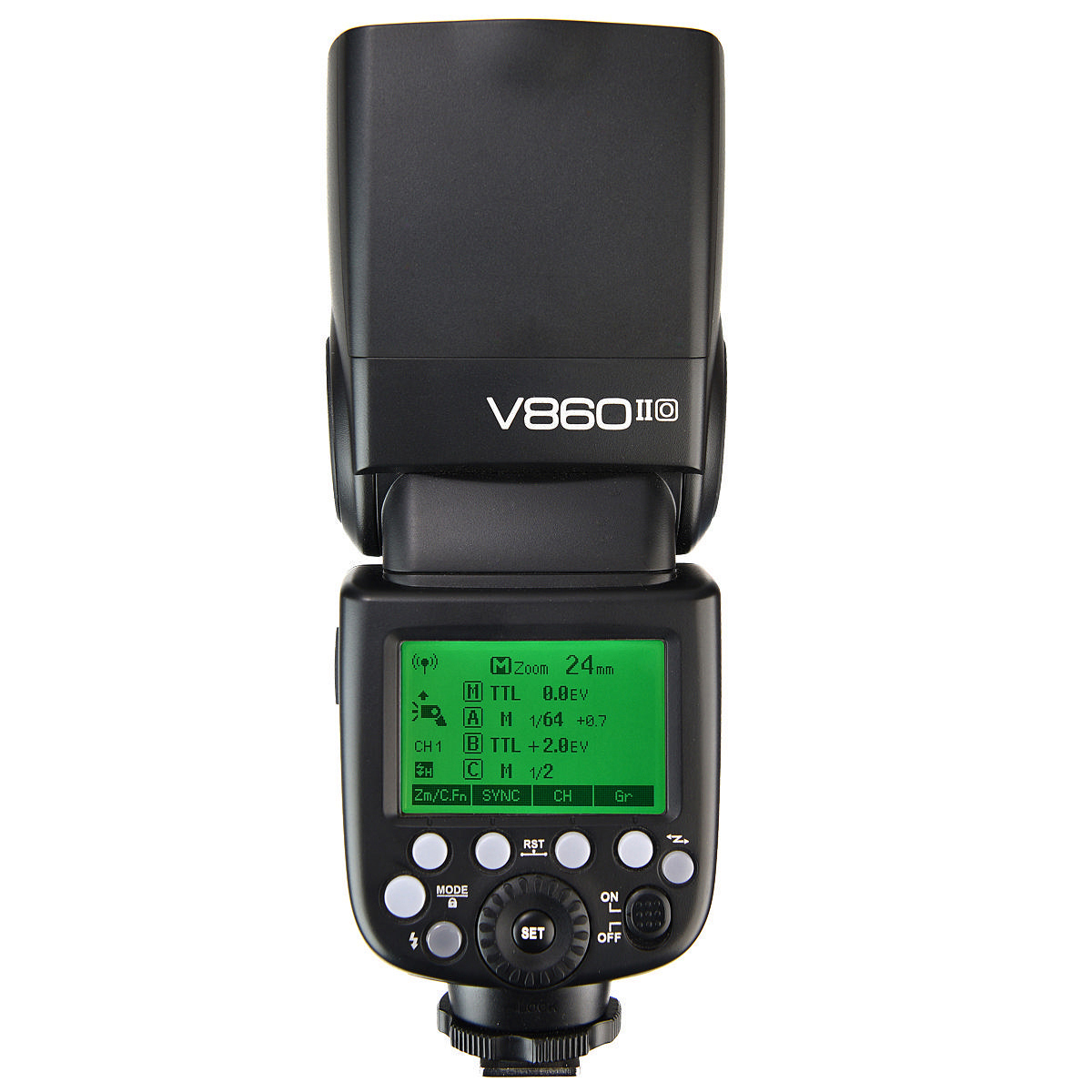 GODOX V860II-O Kit inkl. Akku Systemblitzgerät für Olympus /Panasonic (60, MFT TTL)