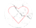 POPSOCKETS Stoney Heart - Maniglia e supporto del telefono (Bianco/Nero/Rosa)