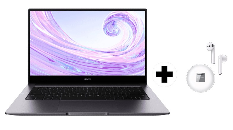 Portátil - Huawei MateBook D14, 14" FHD, AMD Ryzen™ 5 3500U, 8GB, 512 SSD, Radeon™ Vega 8, W10 + Free Buds 3