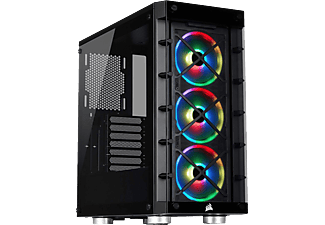 CORSAIR iCUE 465X RGB Mid-Tower ATX Smart Case - Cas PC (Noir)