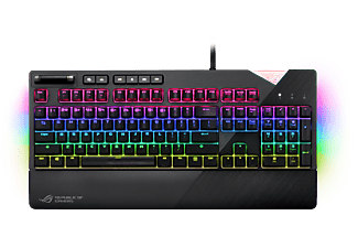 ASUS ROG Strix Flare - Clavier Gaming, Wired, Steel Grey