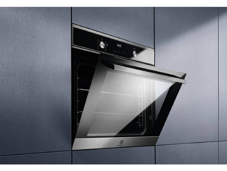 Horno - Electrolux EOD6P71X, Pirolítico, 72 L, Integrable, 3490 W, 45 dB, A+, Inox