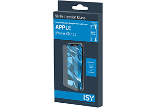 Protector Pantalla - ISY IPG-5011-2D, Para Apple iPhone XR, iPhone 11, Cristal templado, Transparente