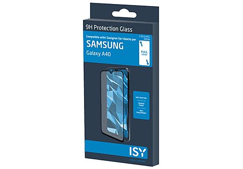 Protector pantalla - ISY IPG-5048-2.5D, Para Samsung Galaxy A40, Cristal templado, 9H, Transparente
