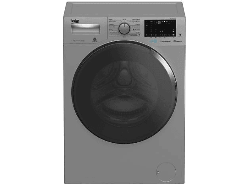 Lavadora carga frontal - Beko WMY 7636 XSX BT, 7 Kg, 1200 rpm, A+++, Inox