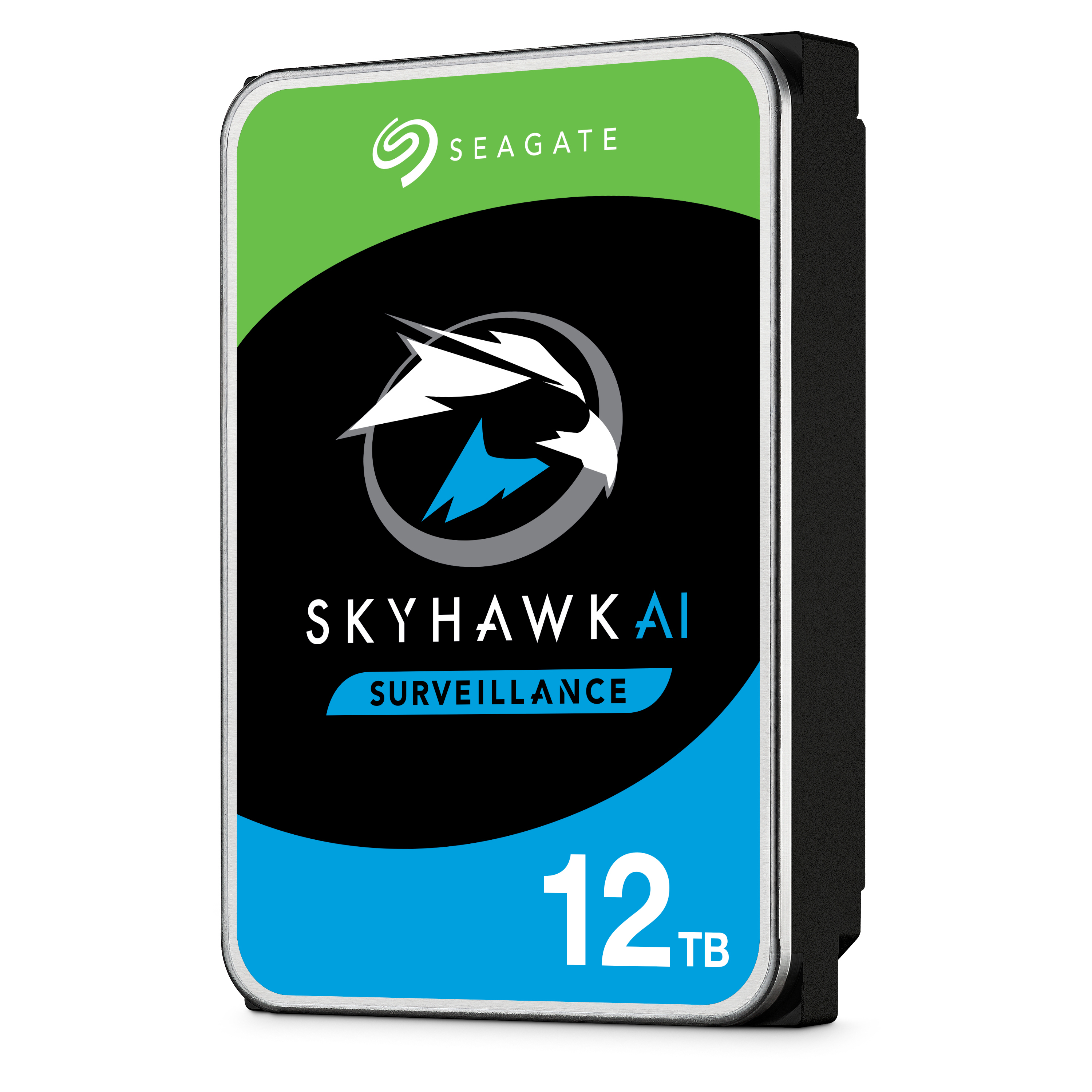 SEAGATE SkyHawk AI Festplatte Bulk, 12 TB HDD SATA 6 Gbps, 3,5 Zoll, intern