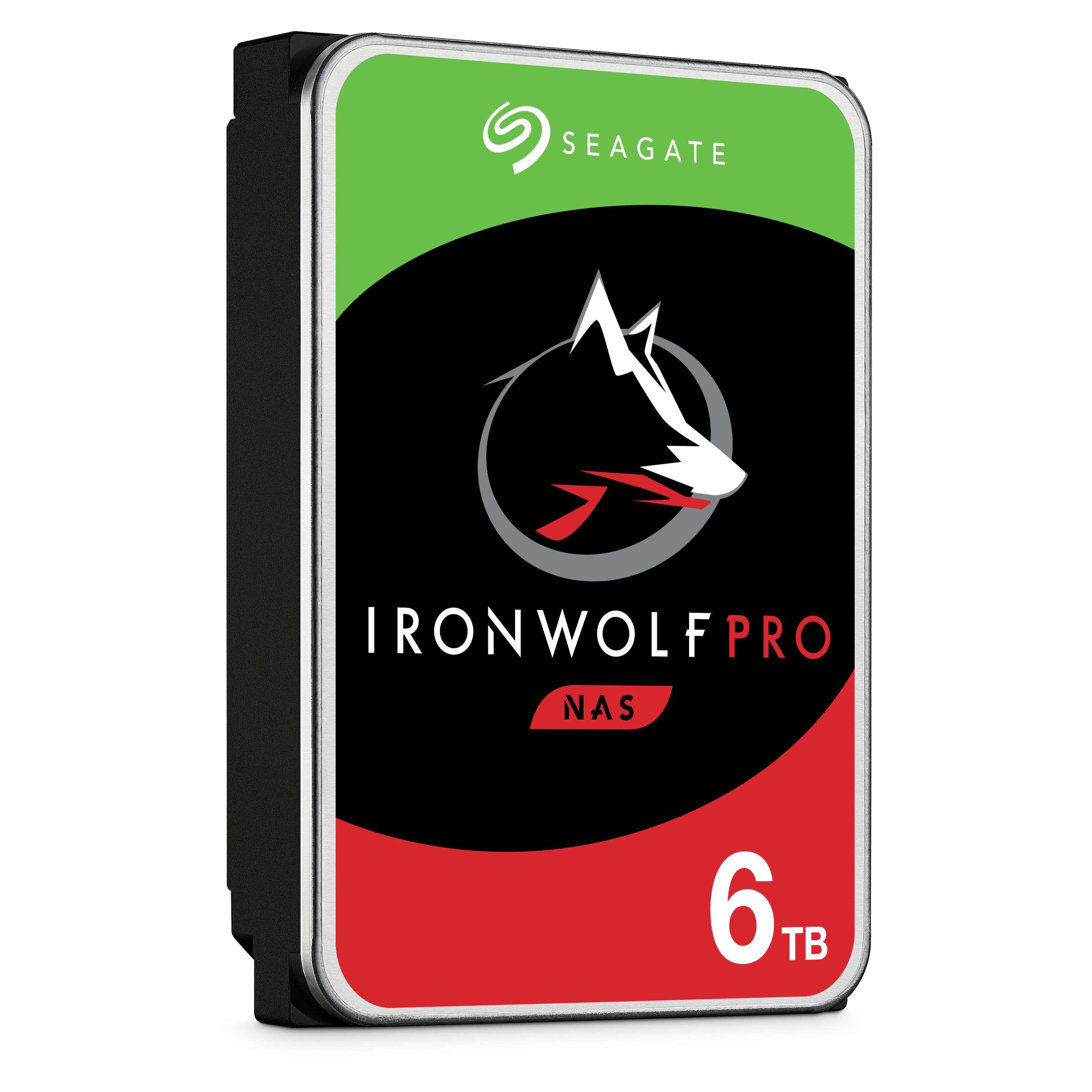SEAGATE IronWolf Pro Festplatte Bulk, 6 TB HDD SATA 6 Gbps, 3,5 Zoll, intern