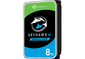 SEAGATE SkyHawk AI Festplatte Bulk, 8 TB HDD SATA 6 Gbps, 3,5 Zoll, intern