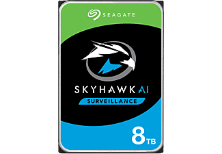 SEAGATE SkyHawk AI Festplatte Bulk, 8 TB HDD SATA 6 Gbps, 3,5 Zoll, intern
