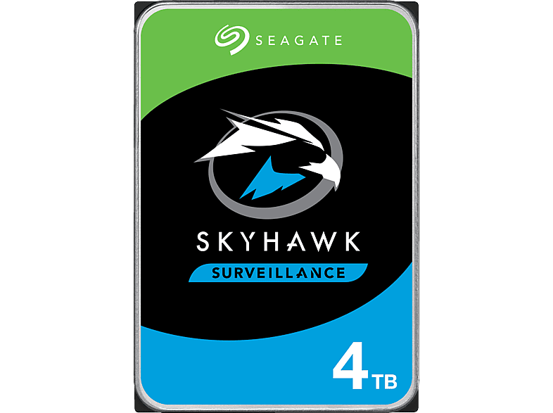 SEAGATE SkyHawk Festplatte Bulk, 4 TB HDD SATA 6 Gbps, 3,5 Zoll, intern ...