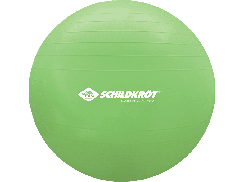 SCHILDKRÖT Fitness 65 cm Gymnastikball, Grün