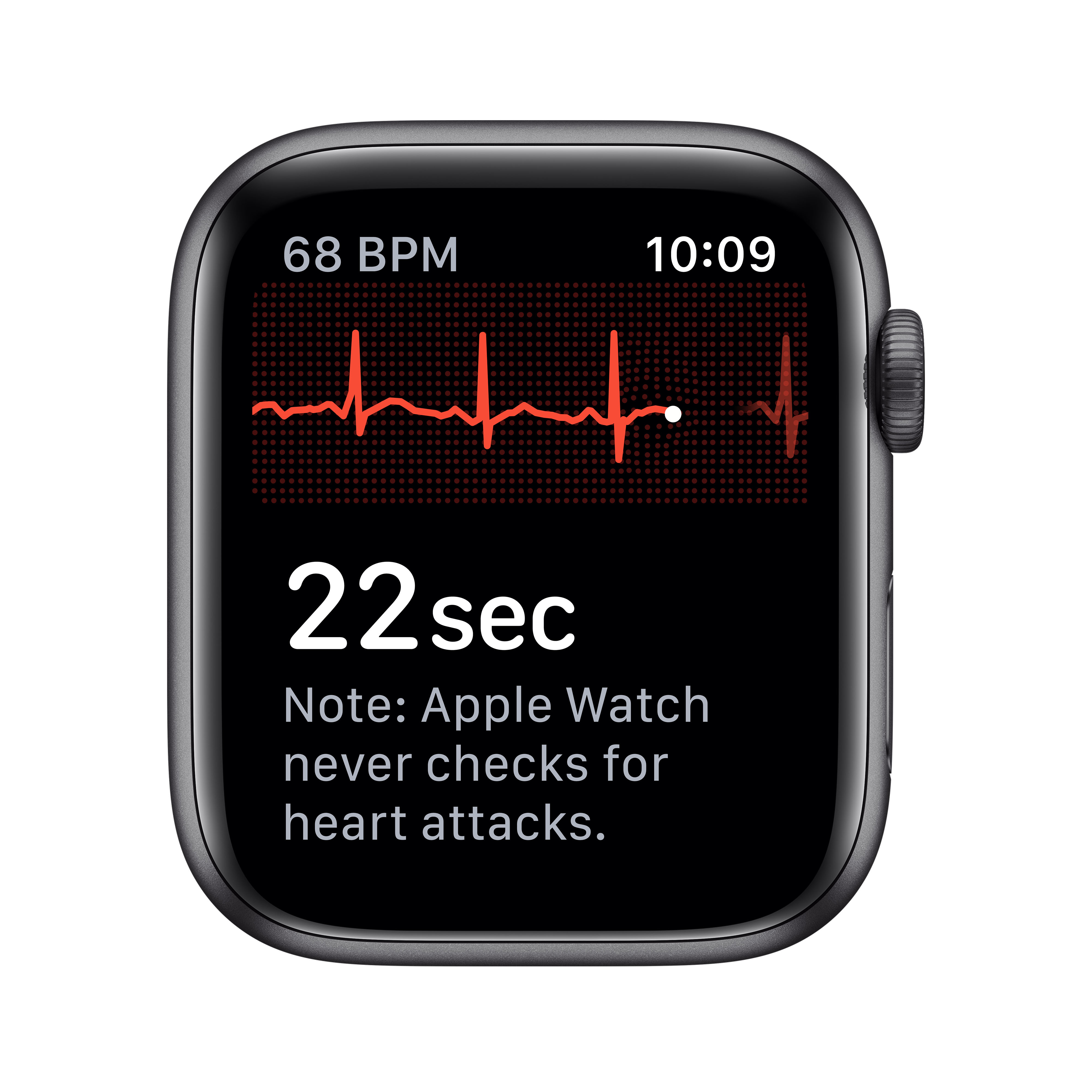 APPLE Watch Series 5 GPS + Cell 44mm Aluminiumgehäuse Space Grau mit Sportarmband Schwarz