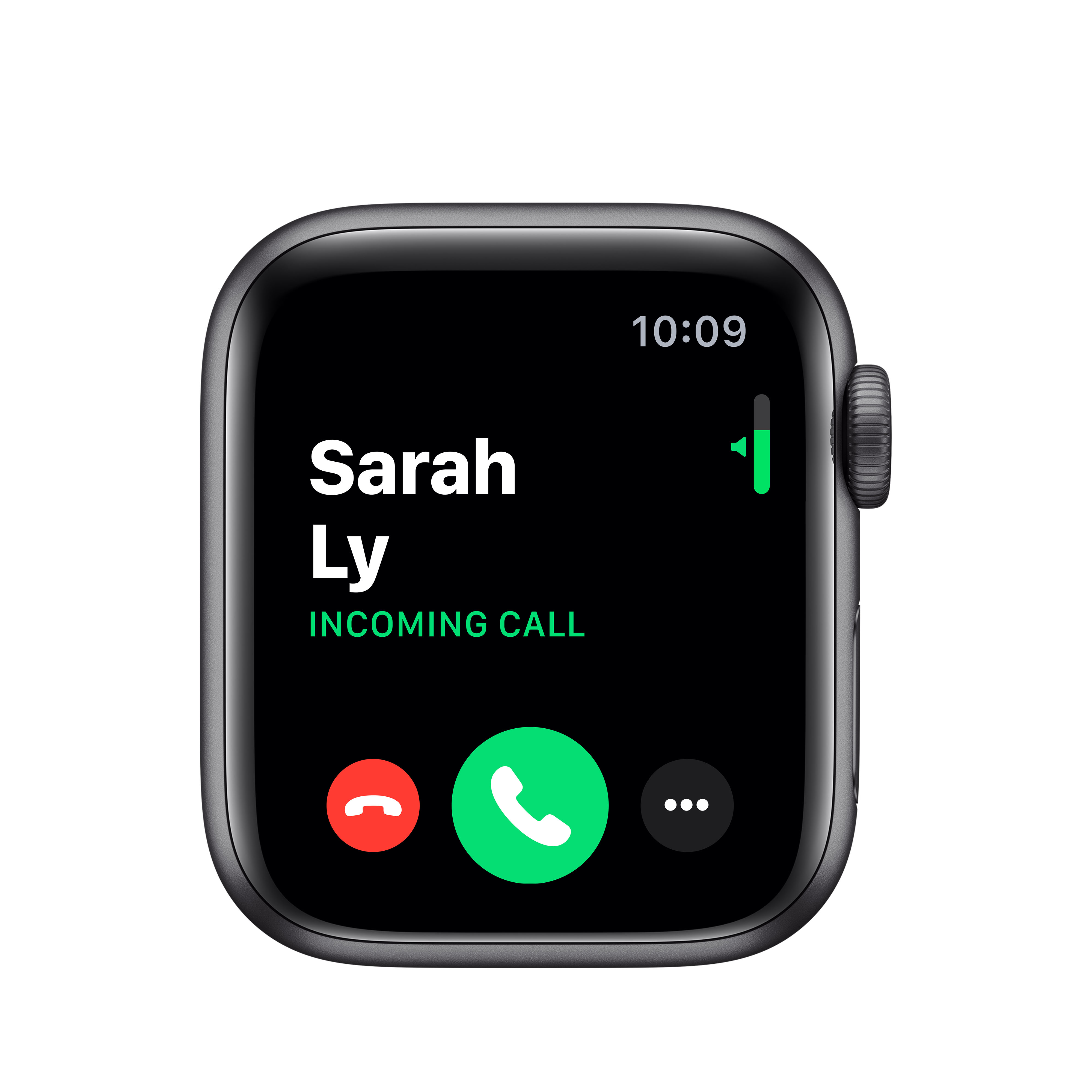 APPLE Watch Series 5 GPS 40mm Aluminiumgehäuse Space Grau mit Sportarmband Schwarz