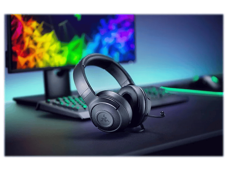 RAZER Gaming Headset Kraken X Lite schwarz, 3.5mm Klinke, 7.1-Kanal (RZ04-02950100-R381) — Foto 3 von 3