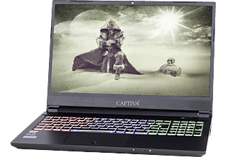 CAPTIVA I53-338, Gaming Notebook mit 15,6 Zoll Display, Intel® Core™ i7 Prozessor, 16 GB RAM, 500 GB SSD, 1 TB HDD, RTX 2060 6GB, Schwarz