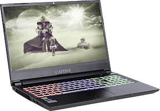 CAPTIVA I53-288, Gaming Notebook mit 15,6 Zoll Display, Intel® Core™ i7 Prozessor, 8 GB RAM, 1 TB SSD, GTX 1650 4GB, Schwarz