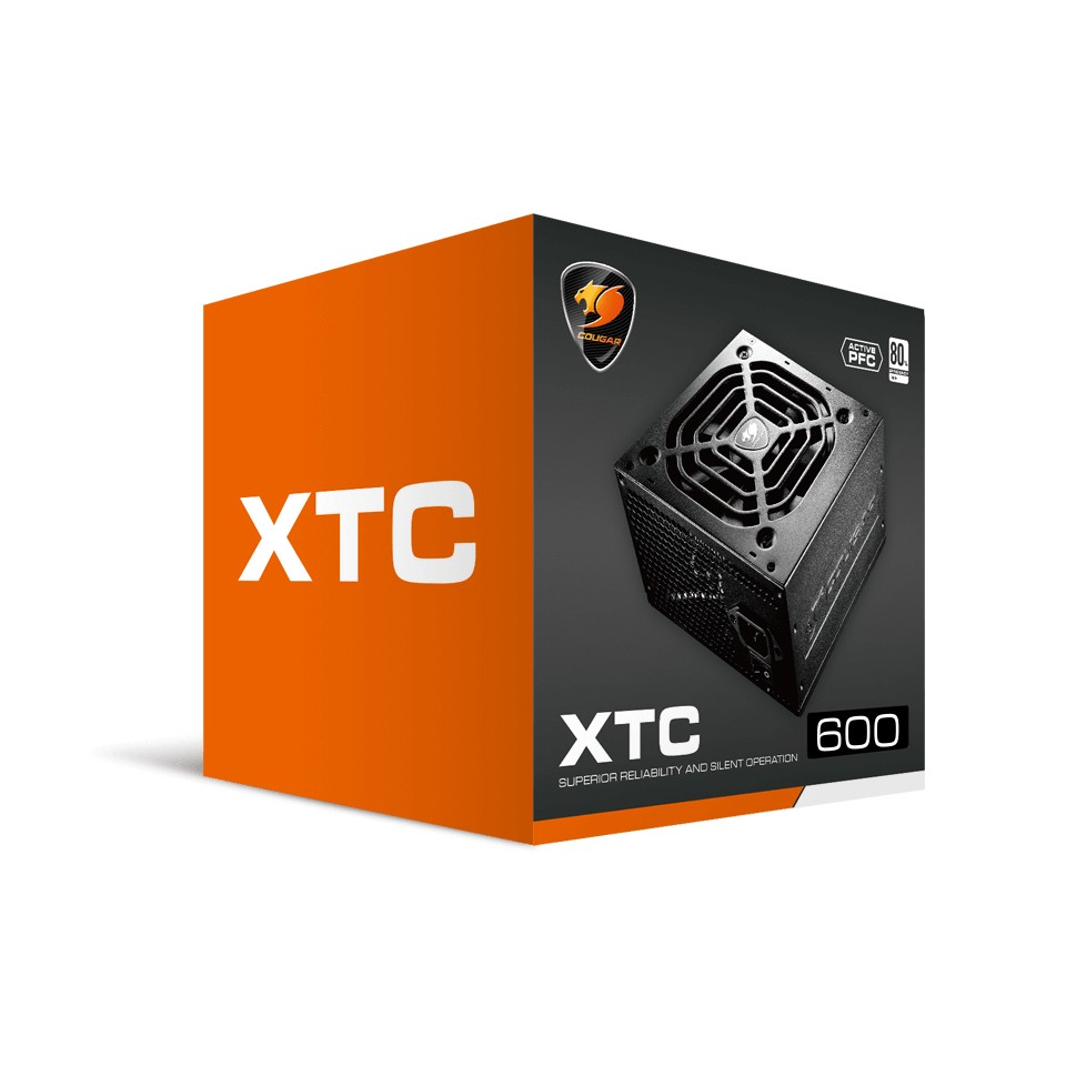 COUGAR CGR-ST-600 XTC 600W 80+ Bronz Güç Kaynağı Siyah