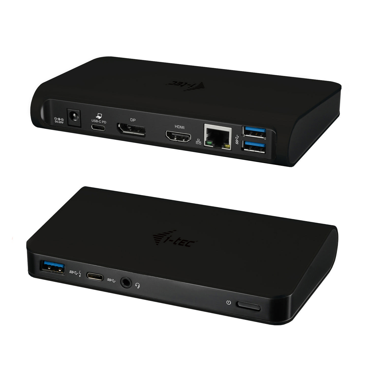 I-TEC C31DUALDOCKPD Dockingstation, Schwarz