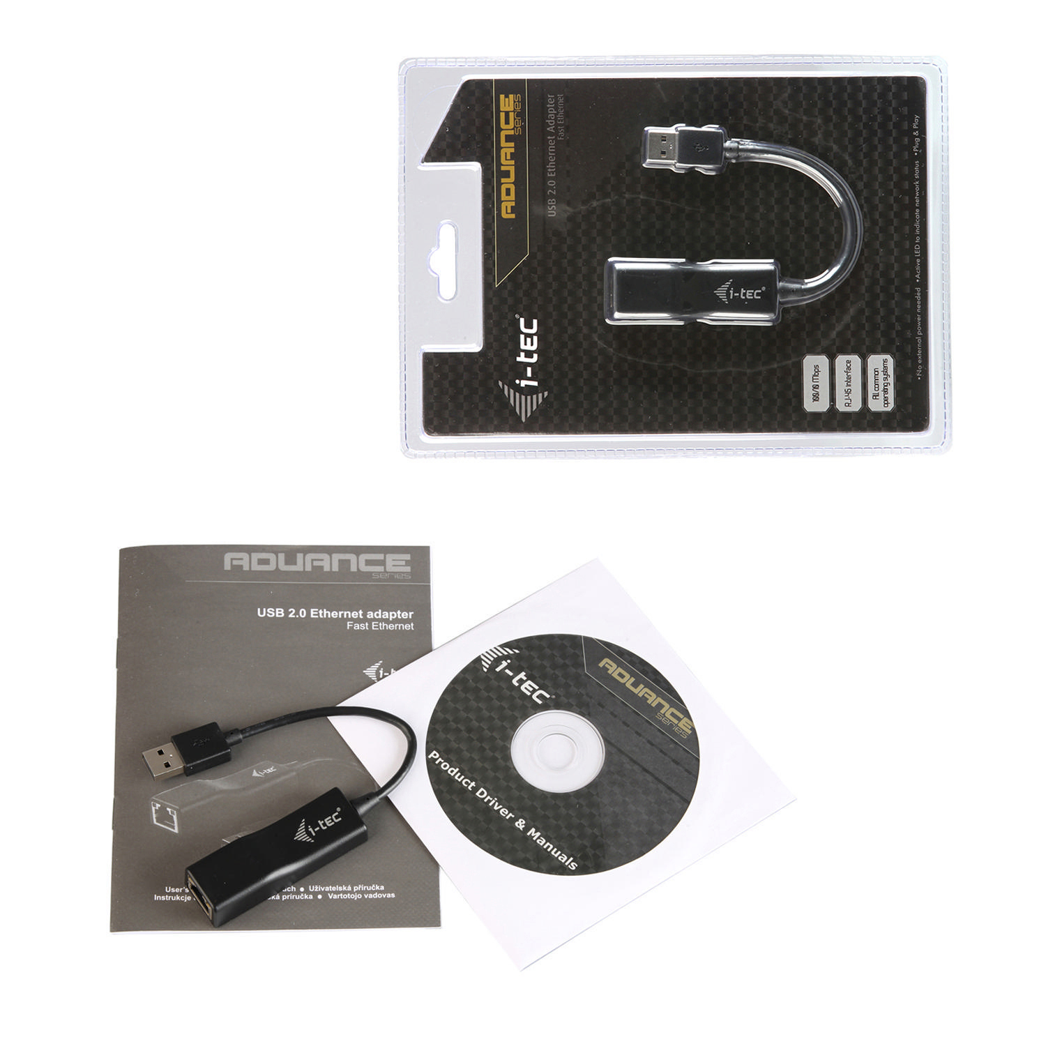 I-TEC U2LAN USB auf Ethernet Adapter 100 Mbit/s