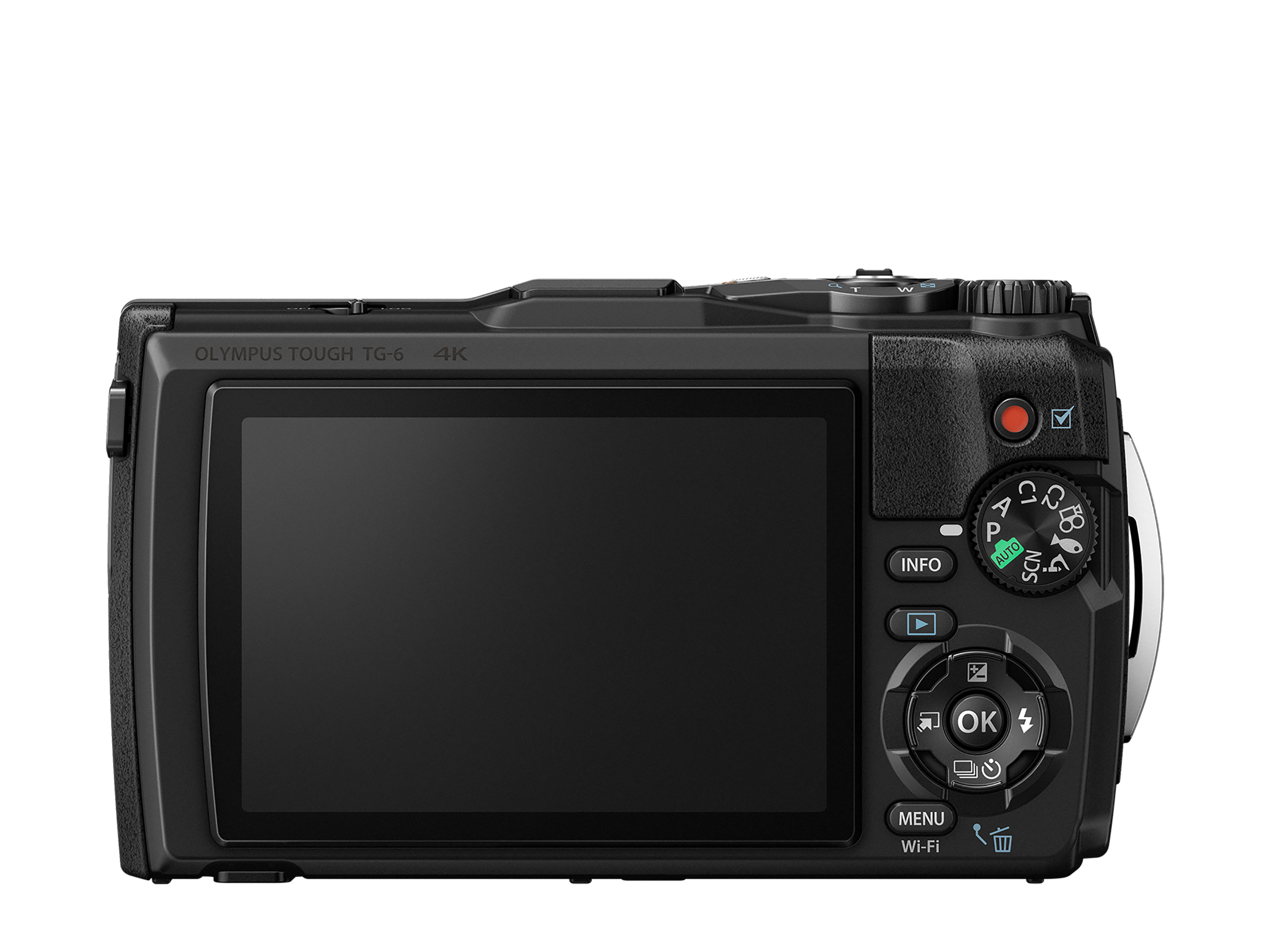 Digitalkamera Zoom, Water Kit Diver 4x opt. Schwarz, WLAN (Weitwinkel) , OLYMPUS Open TG‑6