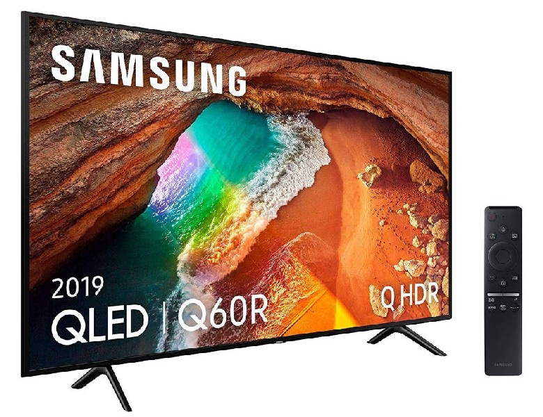 TV QLED 75" - Samsung 75Q60R, 4K UHD, IA 4K, HDR, Quantum dot, Smart TV