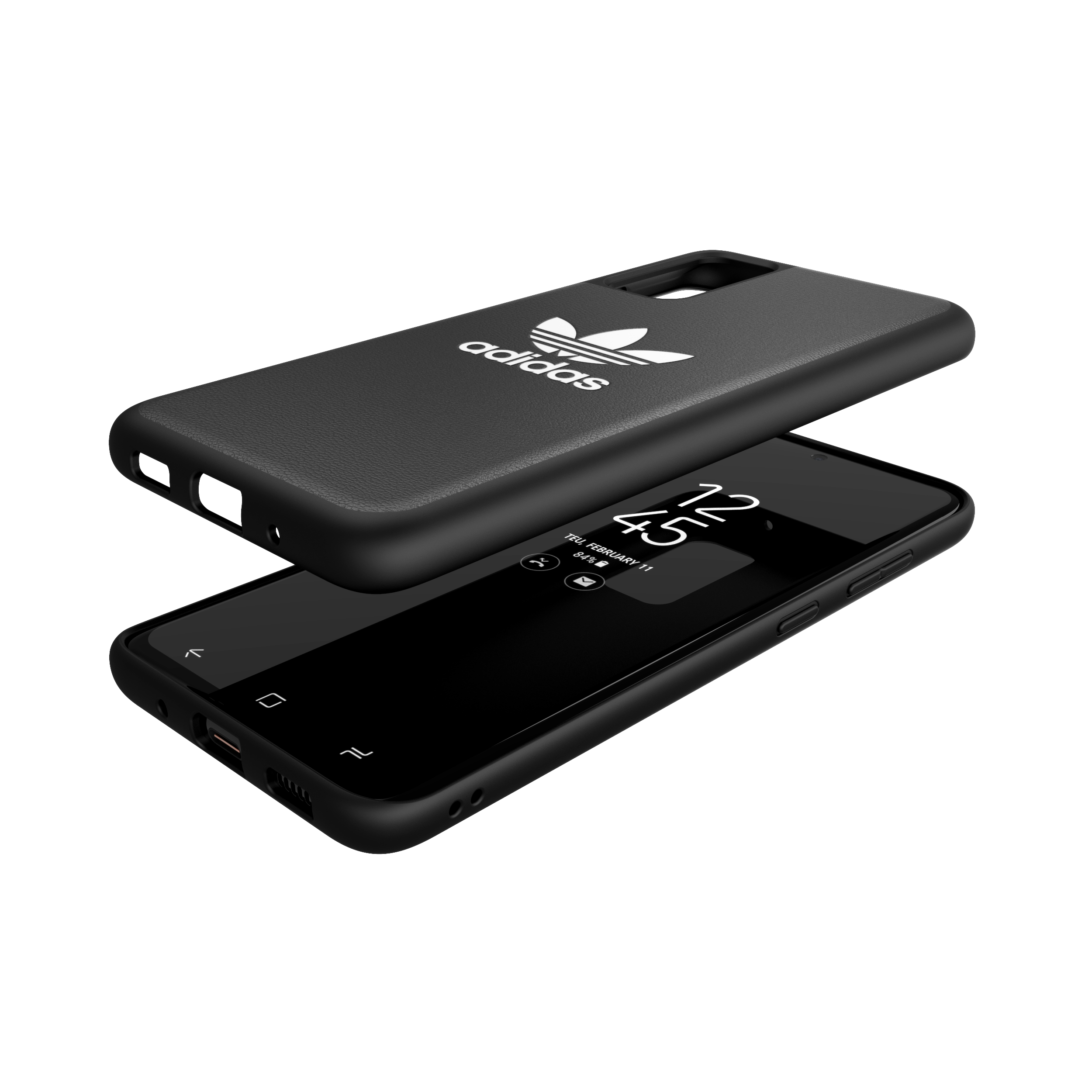 ADIDAS ORIGINALS 38616, Backcover, Samsung, Galaxy S20, Schwarz/Weiß