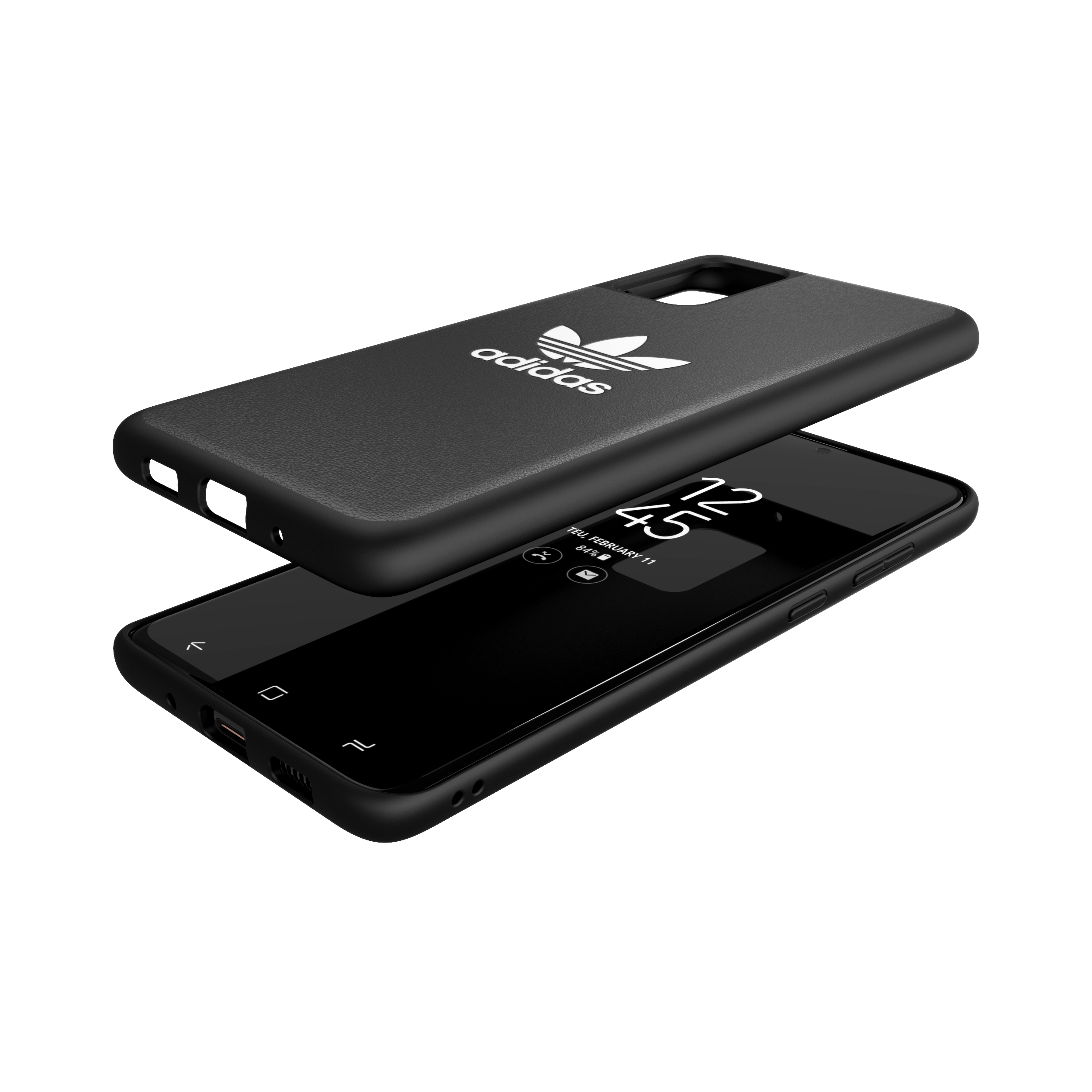 ADIDAS ORIGINALS 38617, Backcover, Samsung, Galaxy S20+, Schwarz/Weiß
