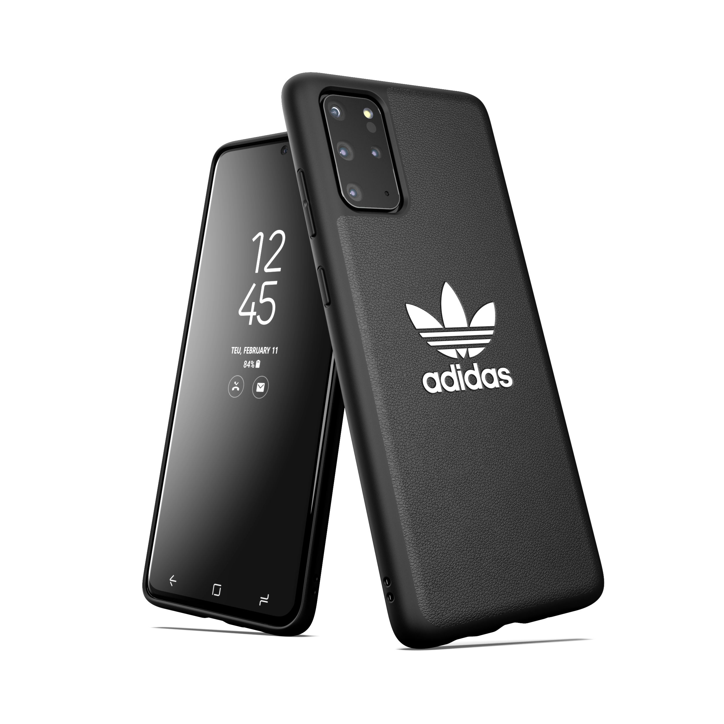 ADIDAS ORIGINALS 38617, Backcover, Samsung, Galaxy S20+, Schwarz/Weiß