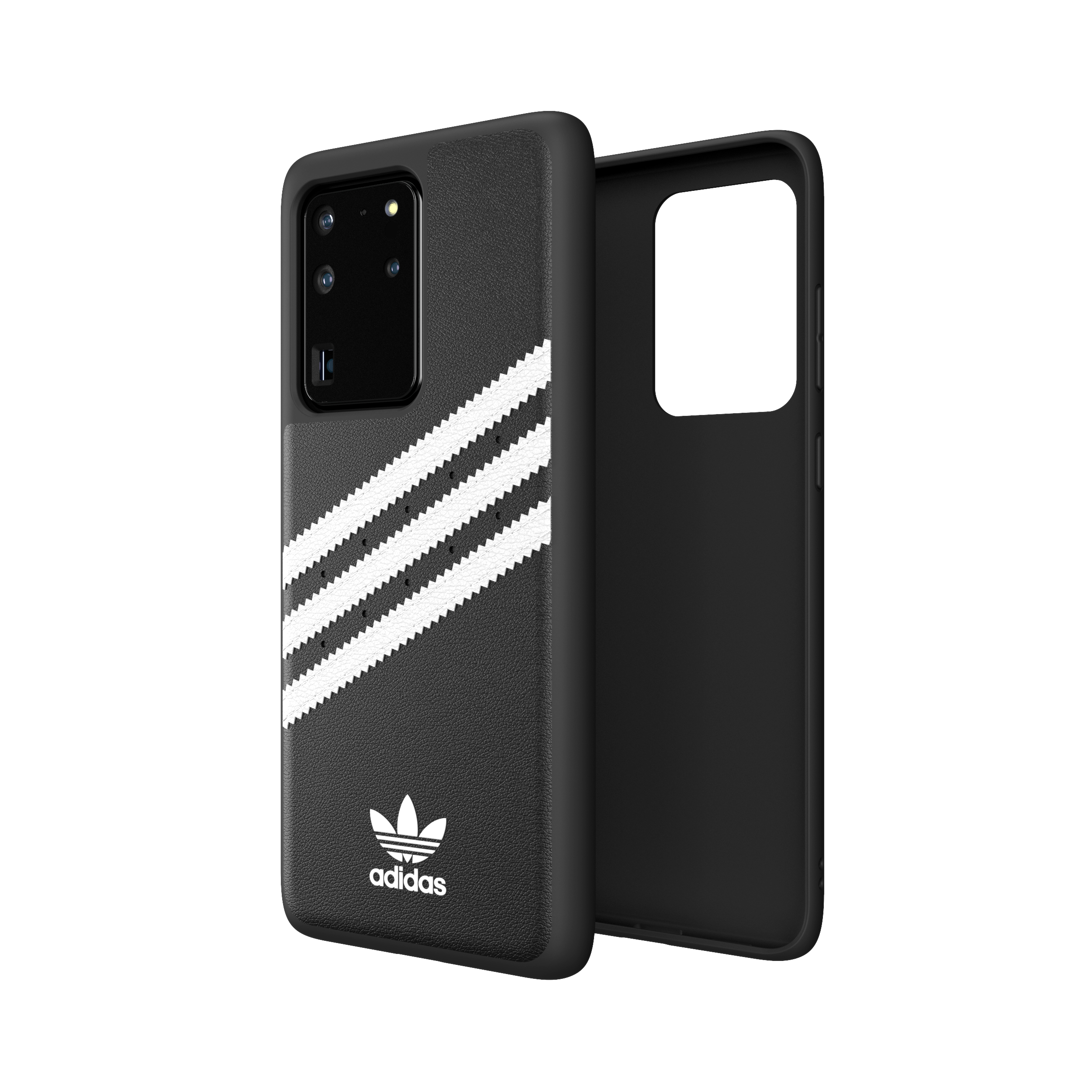 ADIDAS ORIGINALS OR Moulded Case, Backcover, Samsung, Galaxy S20 Ultra, Schwarz/Weiß