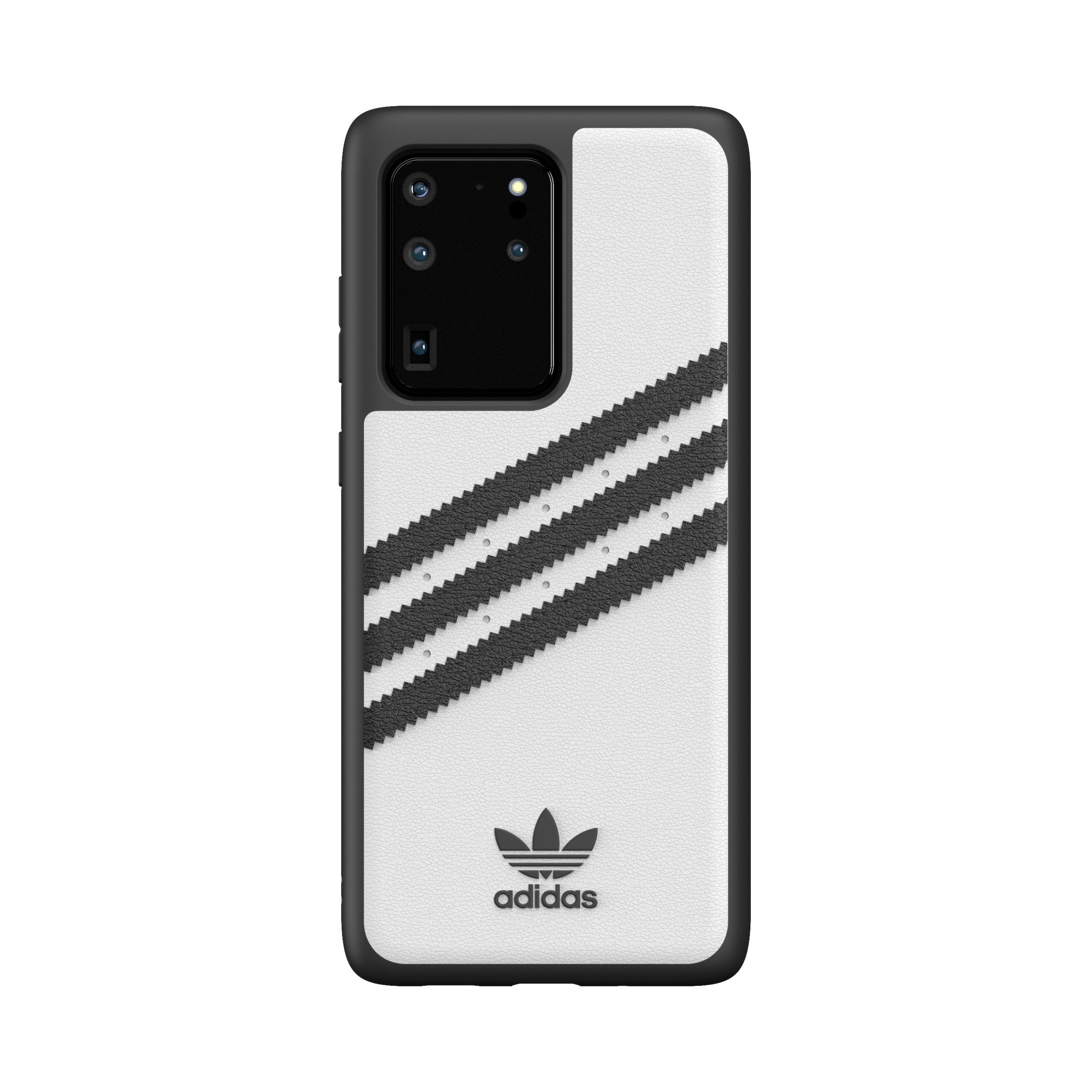 ADIDAS ORIGINALS OR Moulded Case, Backcover, Samsung, Galaxy S20 Ultra, Weiß/Schwarz