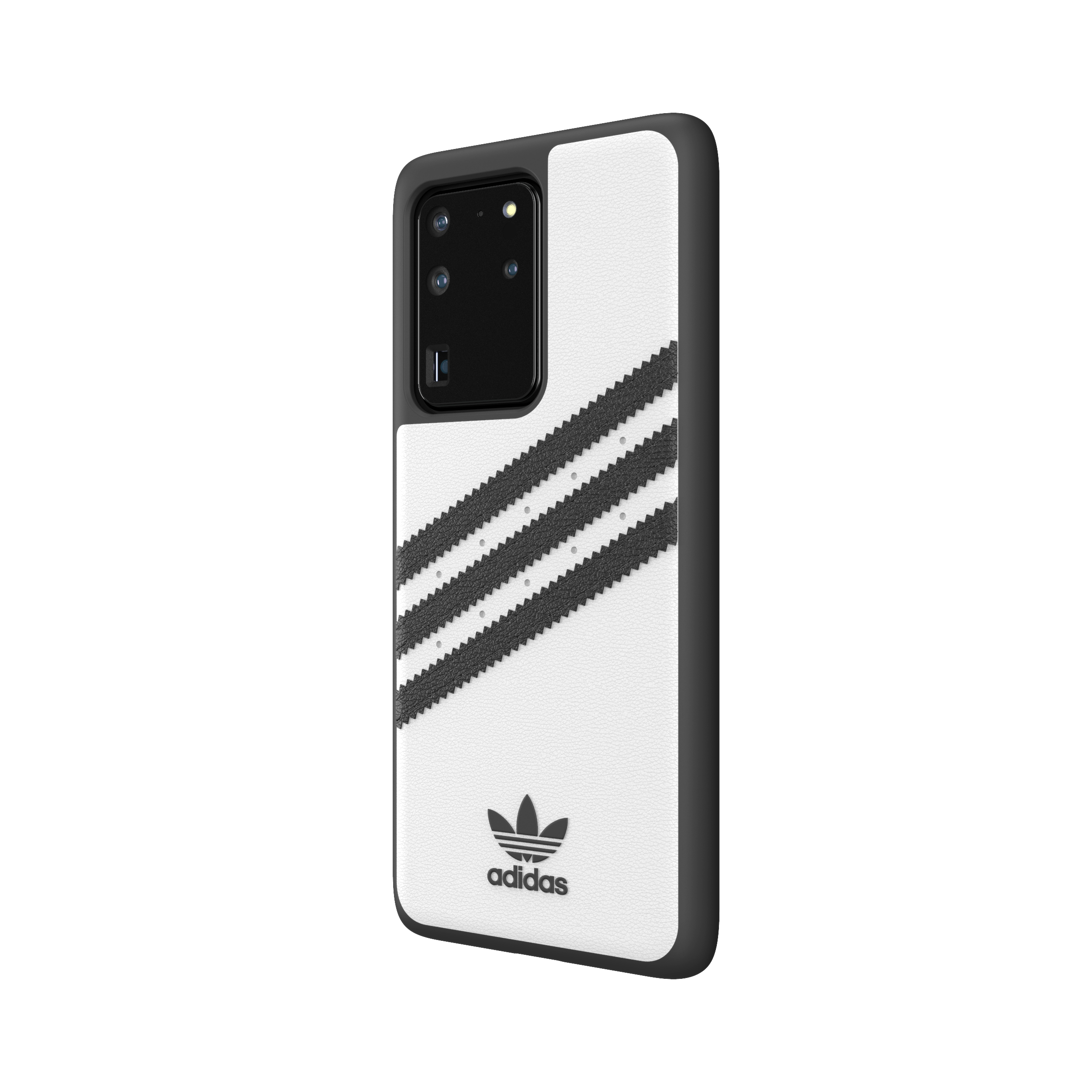 ADIDAS ORIGINALS OR Moulded Case, Backcover, Samsung, Galaxy S20 Ultra, Weiß/Schwarz