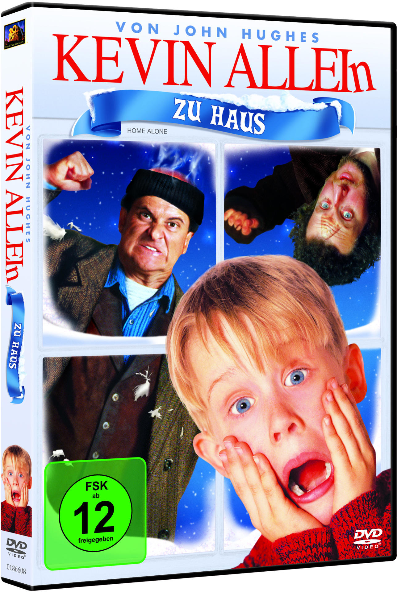 Kevin Allen zu Haus DVD-Cover, mit drei Bildern des Schauspielers und dem Filmtitel.